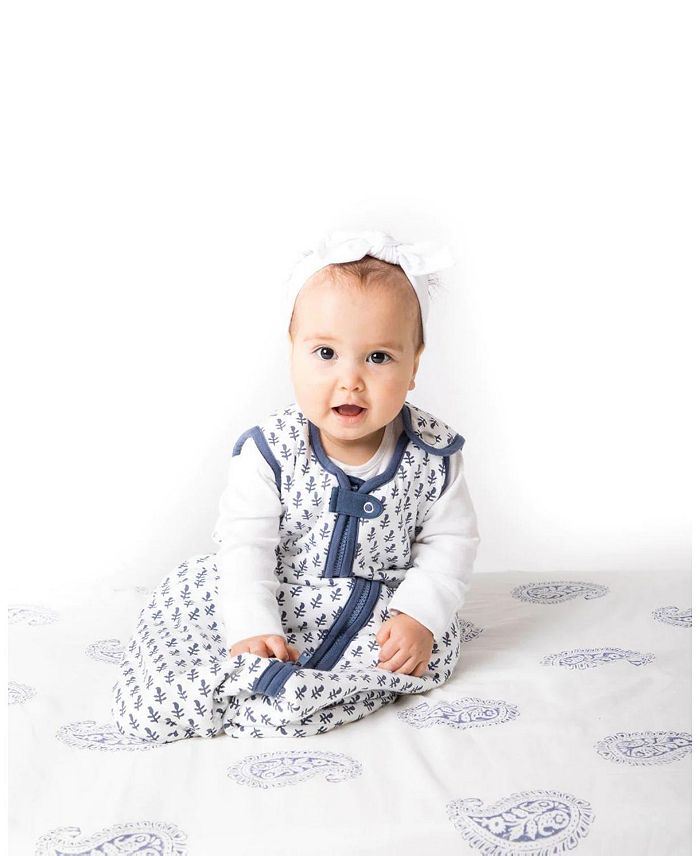 Shop Malabar Baby Unisex Large Winterweight Handmade Wearable Blanket - Baby, Little Kid In Fort (blue & White)