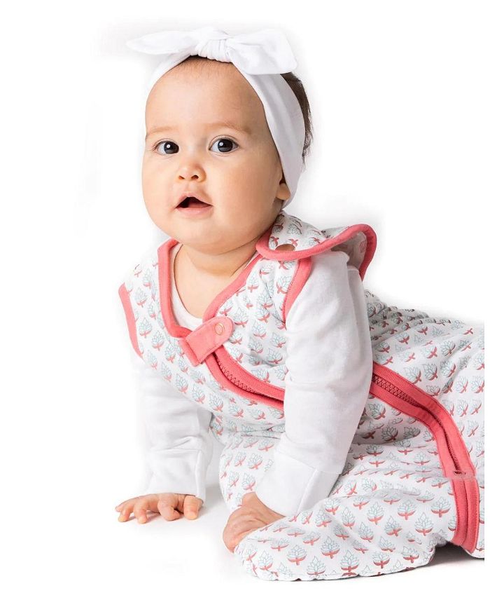 Shop Malabar Baby Unisex Large Winterweight Handmade Wearable Blanket - Baby, Little Kid In Miami (teal, Pink & White)