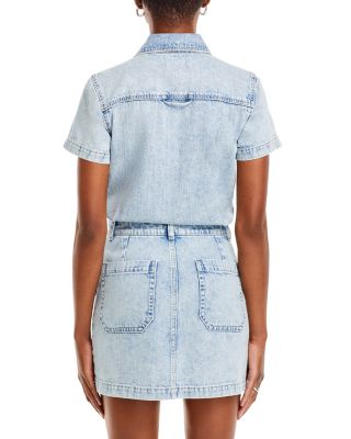 Brix Aviator Cotton Mini Dress