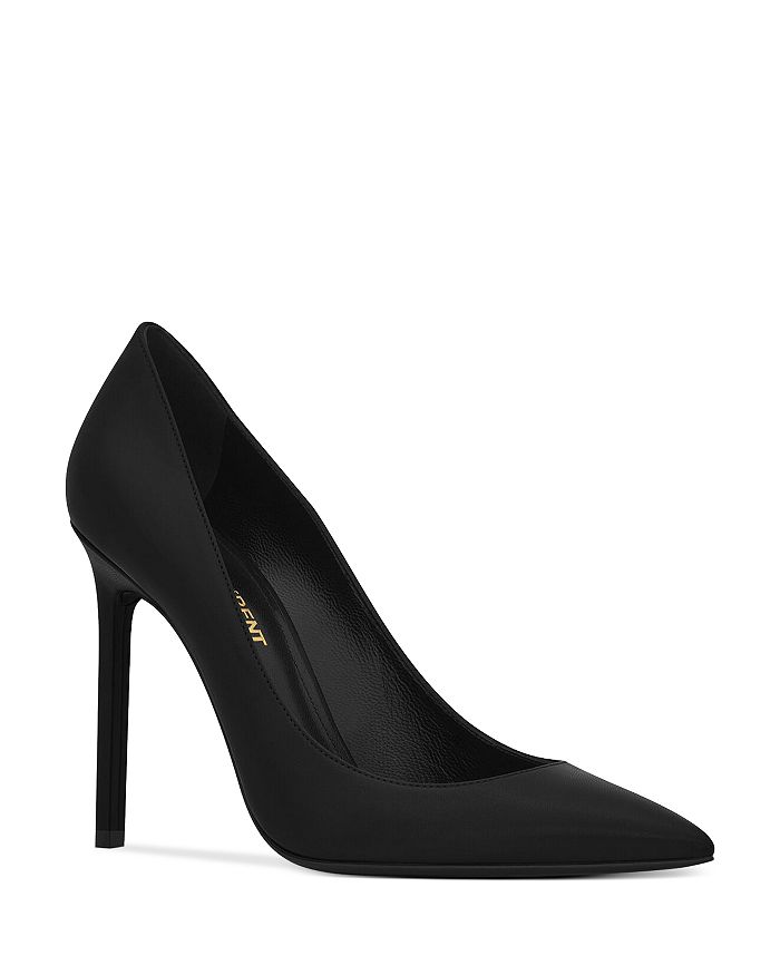 Saint Laurent Anja Pumps in Leather | Bloomingdale's