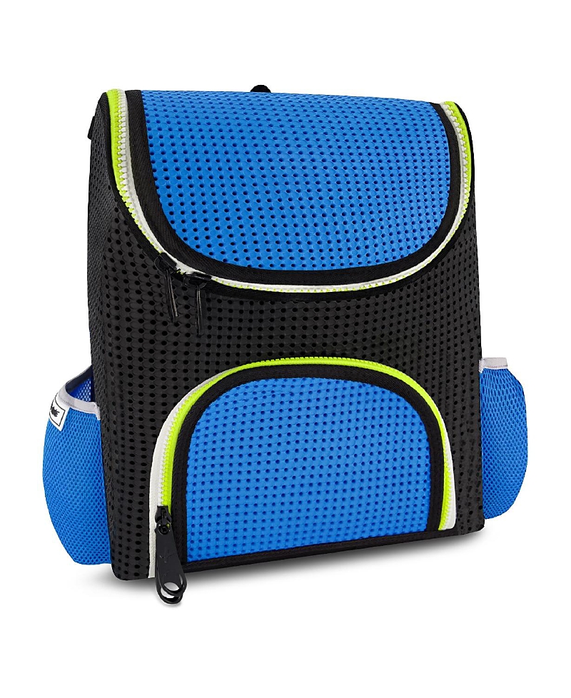Light+nine Electric Blue Student Water Resistant Backpack In Electric Blue