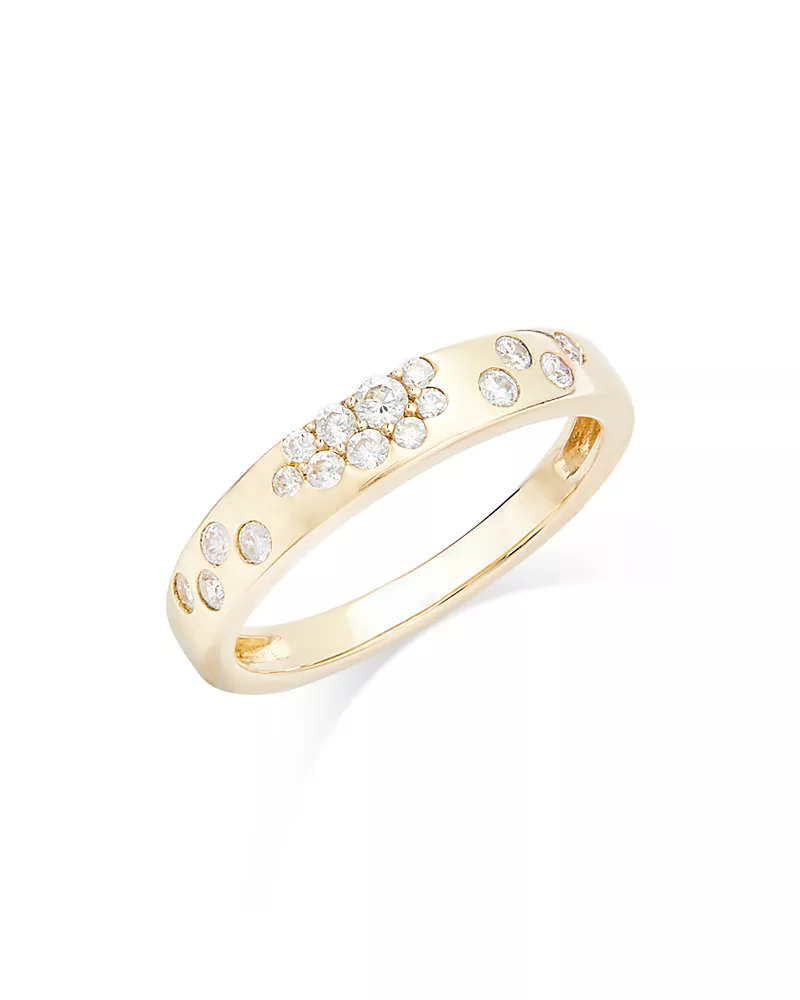 Bloomingdale's Fine Collection Diamond Scatter Ring in 14K Yellow Gold, 0.30 tcw