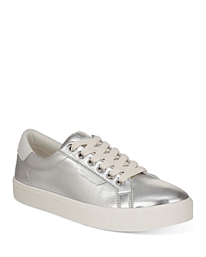 Shop Sam Edelman Women's Ethyl Platform Sneakers In Soft Silver