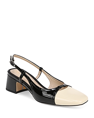 Sam Edelman Tarra Slingback Heel Bright White In Bright/white