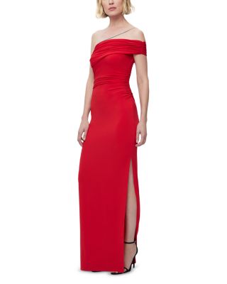 The Olivia Crystal Trim Gown