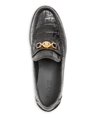 サンダル VERSACE Medusa ''95 Slip-On Loafers Black Medusa '95 Loafers Black,Gold | VERSACE US