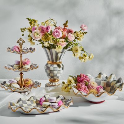 Sterling Check Great Vase