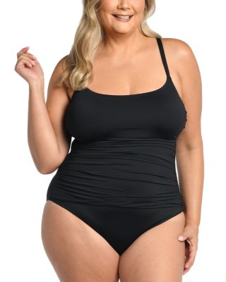 La Blanca - Plus Ruched One Piece Swimsuit