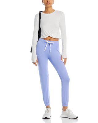 Daisy Twist Cropped Jersey Tee