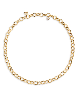 Temple St. Clair 18K Yellow Gold Diamond Open Arno Chain Necklace, 18