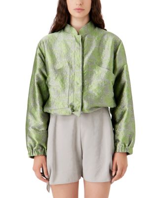 Emporio Armani Metallic Blouson Jacket
