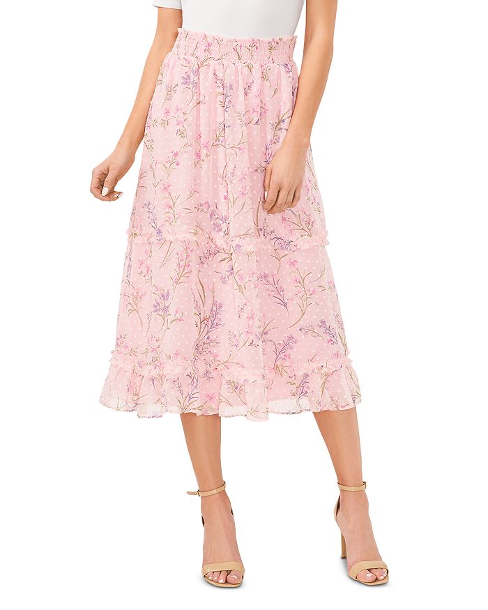 Bianca Floral Smocked Skirt