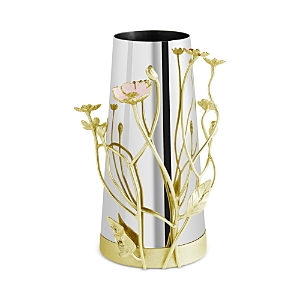 Shop Michael Aram Wildflowers Vase In Gold