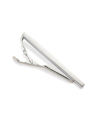 Blue Mother of Pearl Strip Short Tie Bar