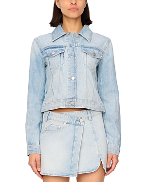 Dl1961 Vika Classic Denim Jacket In Fountain