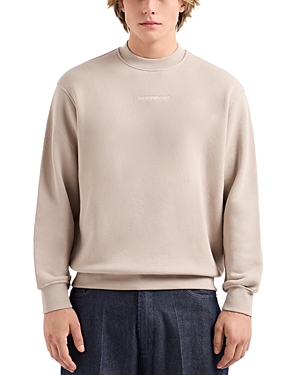 Shop Emporio Armani Jersey Sweatshirt In Multi