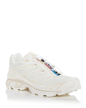 Shop Salomon Women's Xt-6 Low Top Sneakers In Vanilla Ice/almond Milk Vanilla