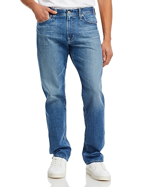 Shop Ag Everett Slim Straight Fit Jeans In Runyon Blue