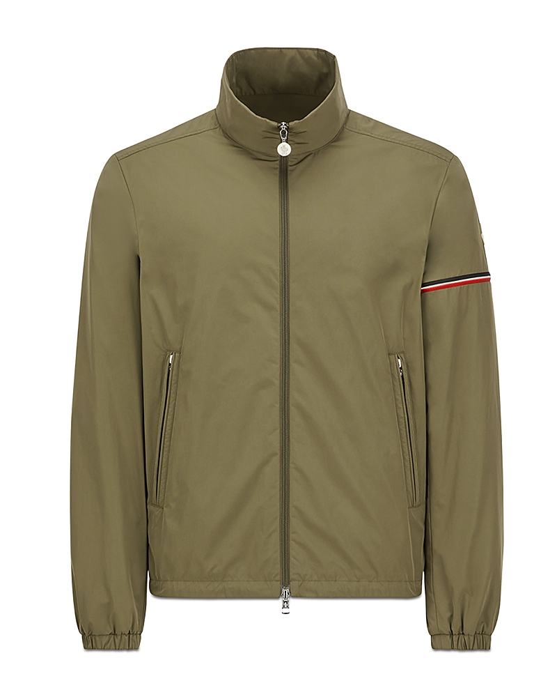 Moncler Blue Ruinette Down Jacket For Men In Ss24 In Medium Green