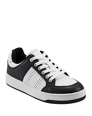 Marc Fisher Ltd Women's Flynnt Lace Up Low Top Trainers In Ivory/black