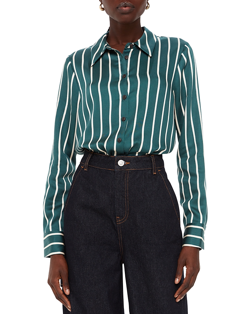 Whistles Alex Striped Shirt