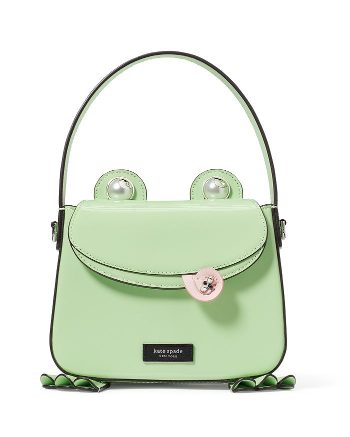 kate spade new york Lily Patent Leather 3D Frog Hobo Bag Bloomingdale