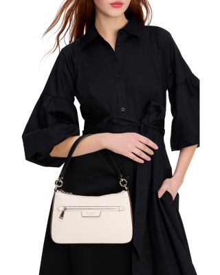 Hudson Color Blocked Pebbled Leather Convertible Crossbody