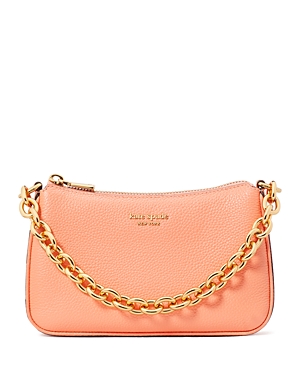 Shop Kate Spade New York Jolie Pebbled Leather Small Convertible Crossbody Bag In Melon Ball