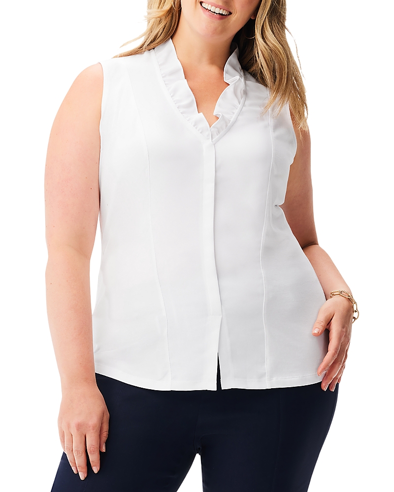 Nic+Zoe Plus Ruffled Around Tank