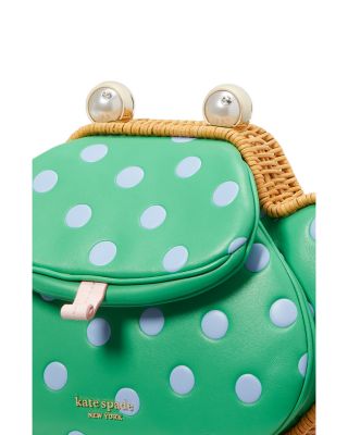 kate spade new york Lily Polka Dot Wicker 3D Frog Crossbody kate spade new york Lily Polka Dot Wicker 3D Frog Crossbody