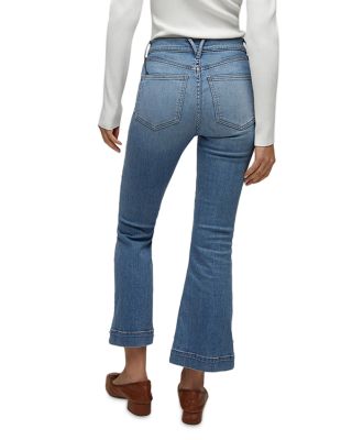 Carson High Rise Ankle Flare Jeans in Amethyst