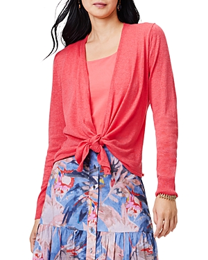 Nic + Zoe All Year 4-way Convertible Cardigan In Coral