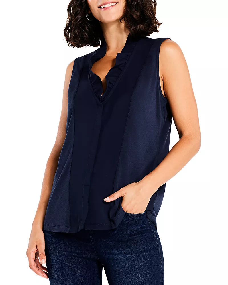Nic+Zoe Ruffled Around Tank