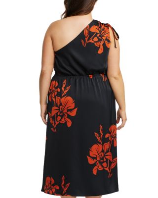 Morocco Blooms One Shoulder Dress