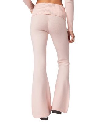 Desiree Knitted Low Rise Fold Over Pants