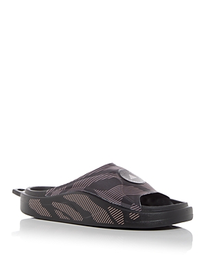 Shop Adidas By Stella Mccartney Women's Slide Sandals In Black/black/brown