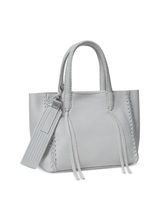 Grained Leather Mini Tote