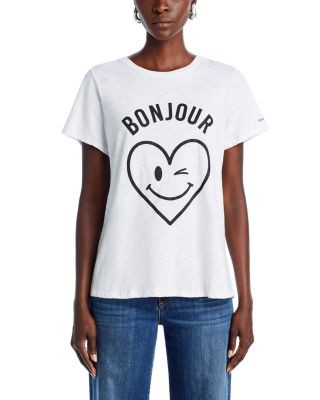 Cotton Bonjour Smiling Heart Tee