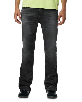 Hudson - Walker Kick Flare Jeans in Closeout Black