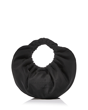 Shop Alexander Wang Crescent Small Top Handle Bag In Black
