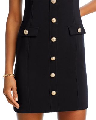 Quillan Button Front Mini Dress 