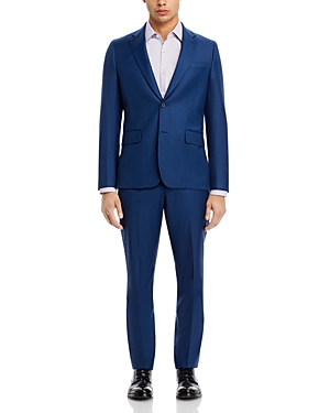 Shop Paul Smith Brierley Sharkskin Tailored Fit Two Button Suit In Inky Blue