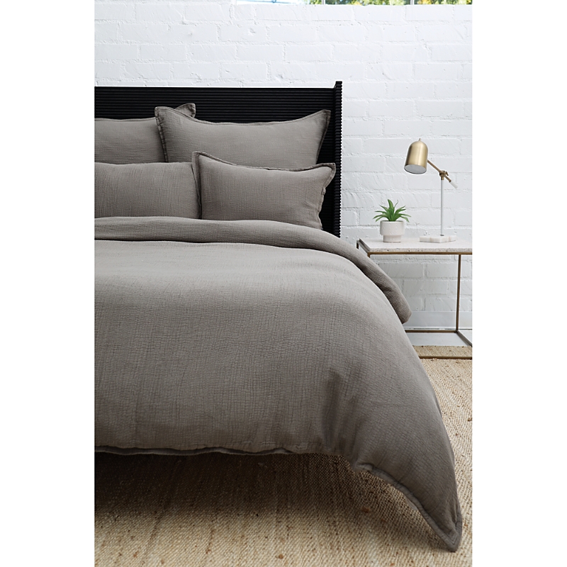 Pom Pom At Home Waverly Duvet Set, King In Pebble