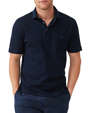 Shop Rodd & Gunn Huntsbury Regular Fit Polo Shirt In Navy