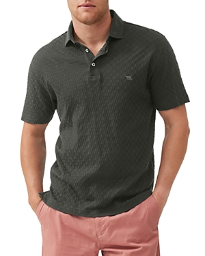 Rodd & Gunn Huntsbury Texture Polo In Olive
