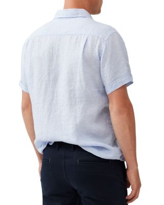 Ellerslie Linen Textured Classic Fit Button-Up Shirt