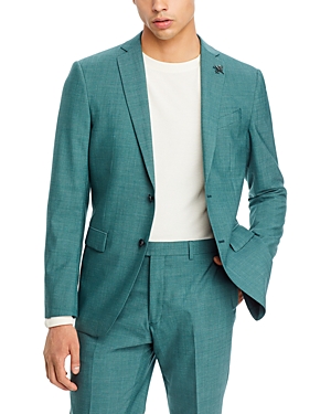 Shop John Varvatos Tic Weave Slim Fit Suit Jacket In Green