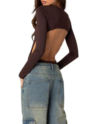 Neta Back Cut Out Bodysuit