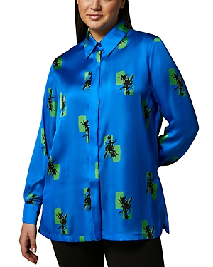 Marina Rinaldi Printed Satin Shirt