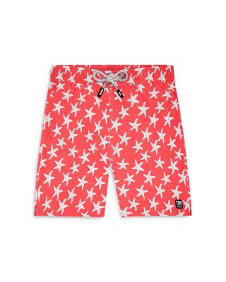 Starfish Print Swim Trunks